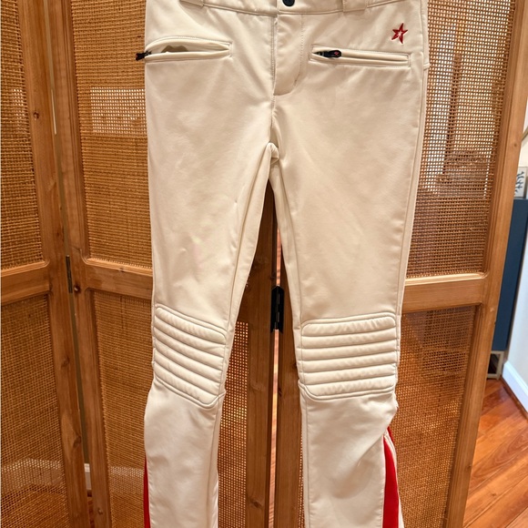 Perfect Moment White and Red Flare Pants - Picture 3 of 7